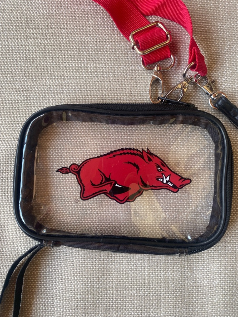 Arkansas Razorbacks Clear Bag - Picture 2 of 3